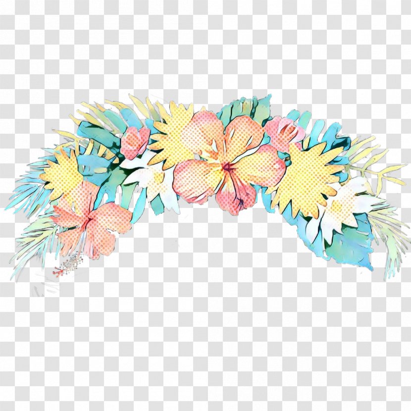 Bouquet Of Flowers Drawing - Headgear - Costume Accessory Feather Transparent PNG