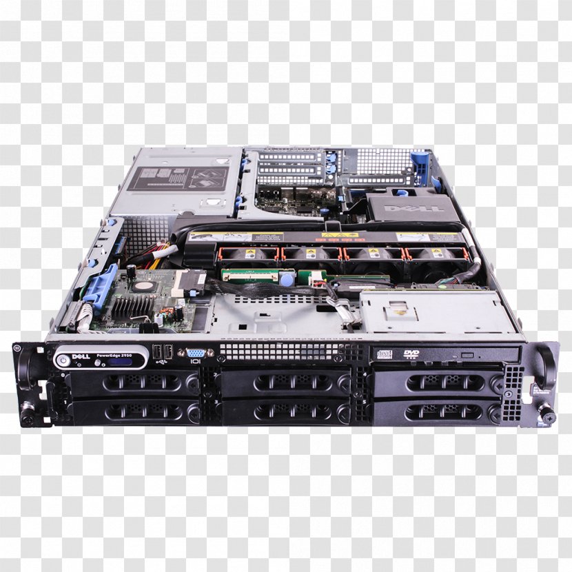 Dell PowerEdge 2950 III Computer Servers - Central Processing Unit Transparent PNG