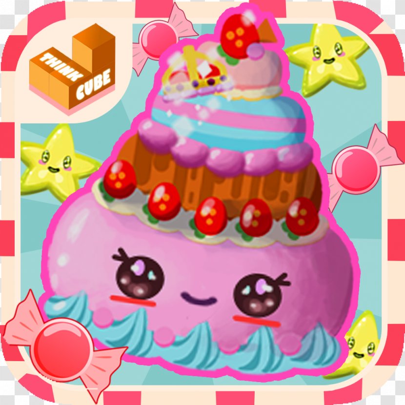 Birthday Cake Torte Decorating Sugar Paste - Candy Jelly Transparent PNG