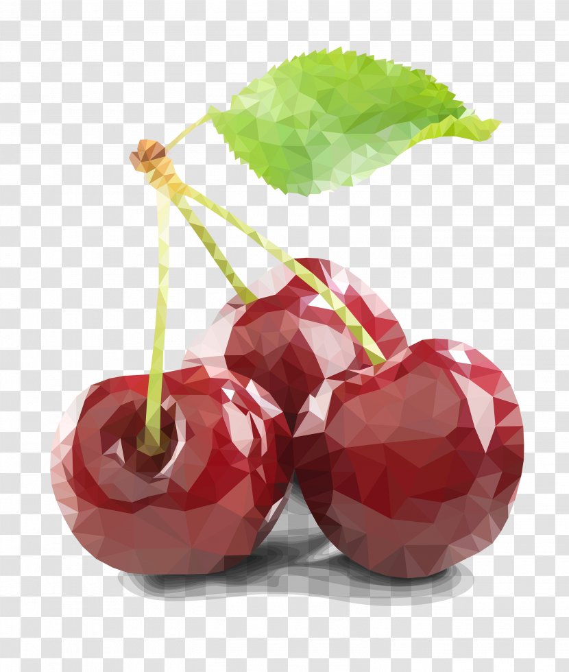 Cerasus Sweet Cherry Berry Fruit - Stockxchng - Crystal Vector Transparent PNG