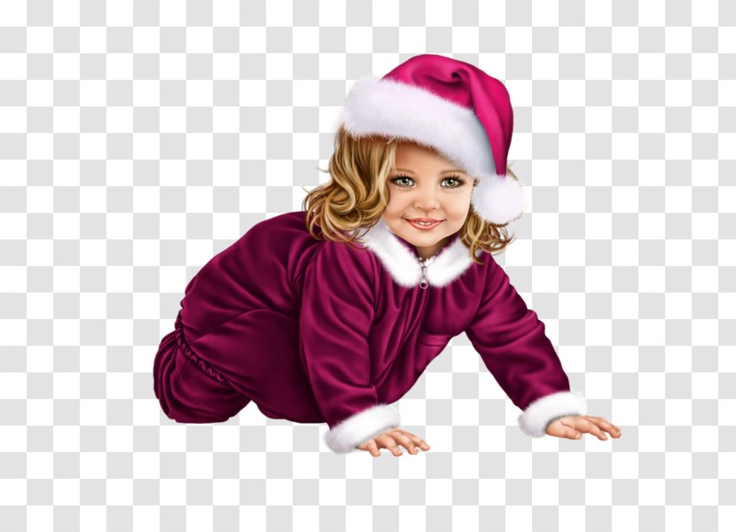 Santa Claus Drawing - Child Model - Baby Transparent PNG