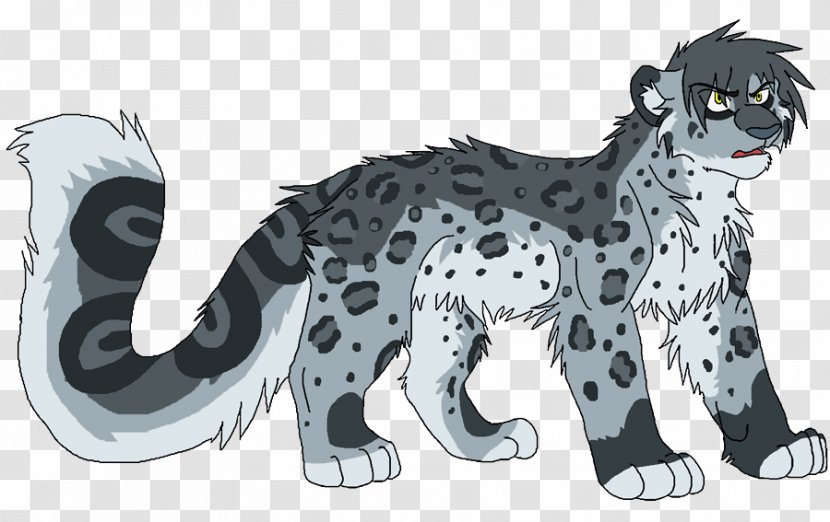 Snow Leopard Tiger Felidae Drawing - Silhouette - Cheetah Vector Transparent PNG