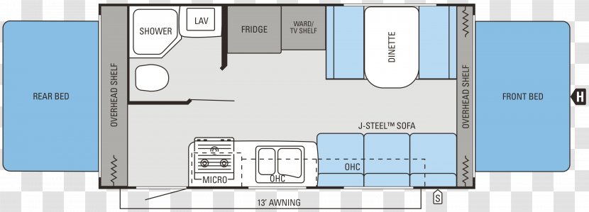 Jayco, Inc. Caravan Campervans Floor Plan Trailer - Text - Jayfeather Transparent PNG