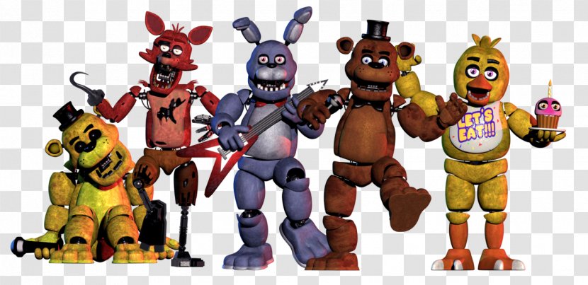 Five Nights At Freddy's 2 3 Action & Toy Figures Character - Figure - Digital Art Transparent PNG