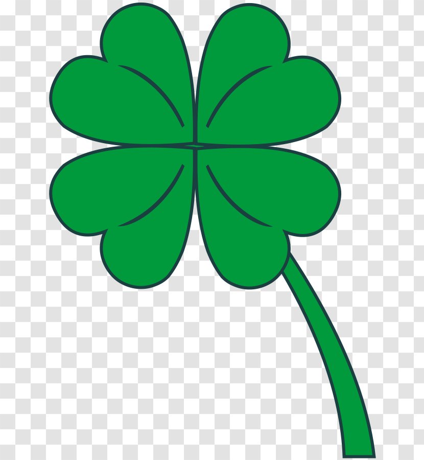 Four-leaf Clover Shamrock Clip Art - Saint Patrick S Day - Four Leaf Clovers Pictures Transparent PNG