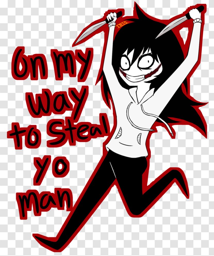 Jeff The Killer DeviantArt Creepypasta - Cartoon - Hardy Transparent PNG