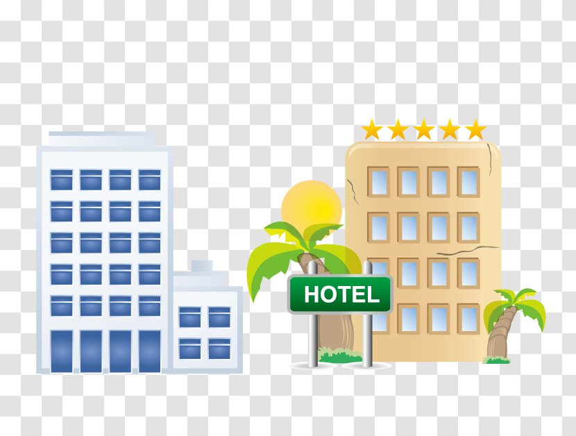 Hotel Royalty-free Illustration - Royaltyfree - Hand-painted Luxury Hotels Transparent PNG