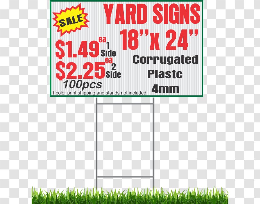 Land Lot Brand Line Real Property - Yard Sign Transparent PNG