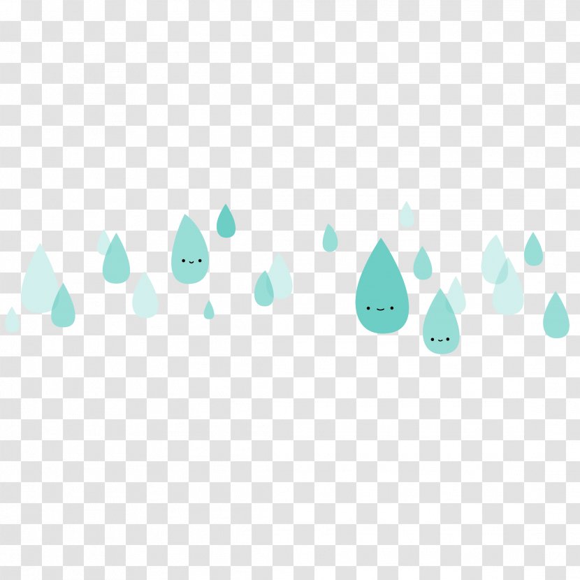 April Desktop Wallpaper Month Clip Art - Aqua - Rain Drops Transparent PNG
