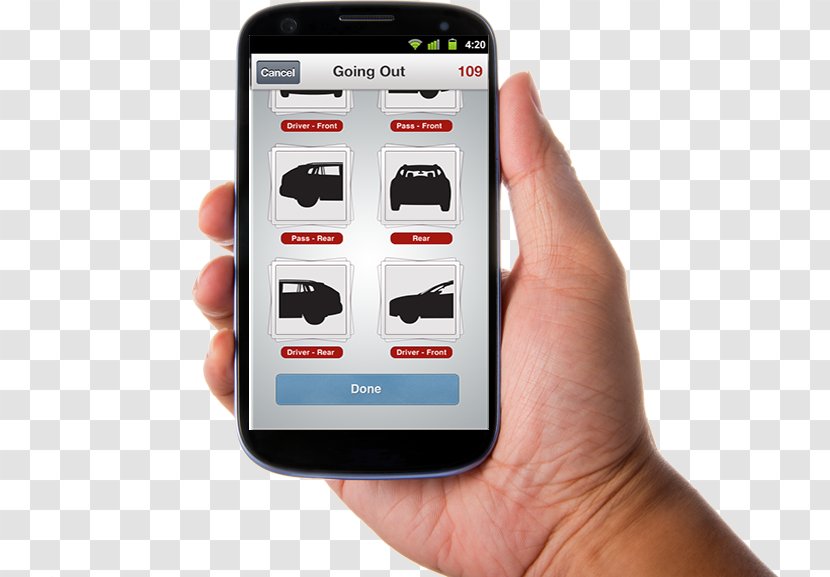 Feature Phone Smartphone Car DAMAGEiD Mobile Phones - Finger Transparent PNG