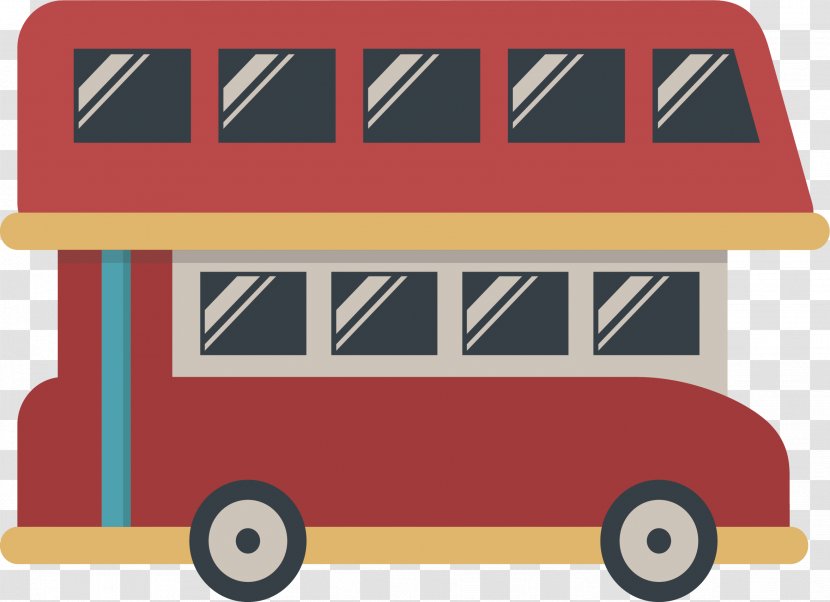 Double-decker Bus Public Transport Image Tour Service - Ouibus - Amarillo Transparent PNG