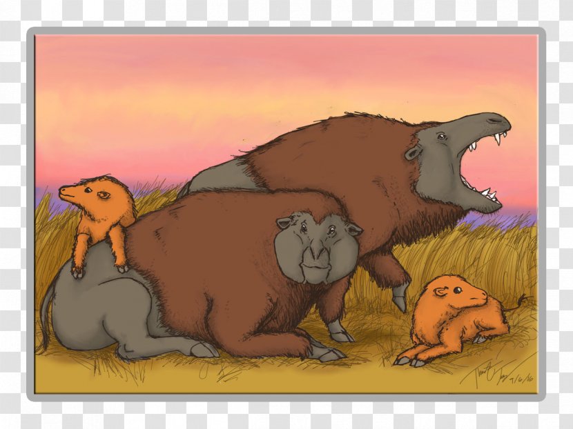 Daeodon ARK: Survival Evolved Mammal Even-toed Ungulates Beaver - Mighty Bison Transparent PNG