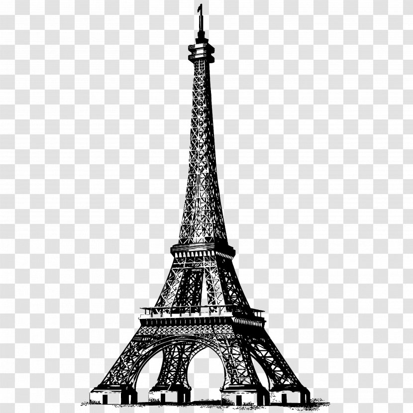 Paris Paper Rubber Stamp Postage Stampers Anonymous - Sizzix - Eiffel Tower Transparent PNG