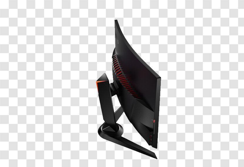 Computer Monitor 1080p Refresh Rate Lenovo Video Game - Ledbacklit Lcd - Curved Surface Display Transparent PNG