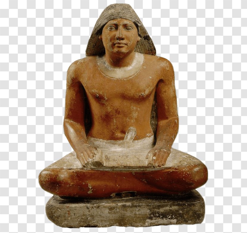Ptahhotep Ancient Egypt The Seated Scribe Mesopotamia - Fifth Dynasty Of Transparent PNG