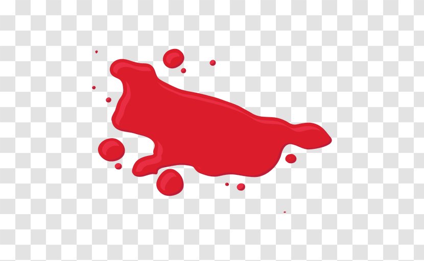 Red Bloodstains - Microsoft Paint - Tool Sai Transparent PNG