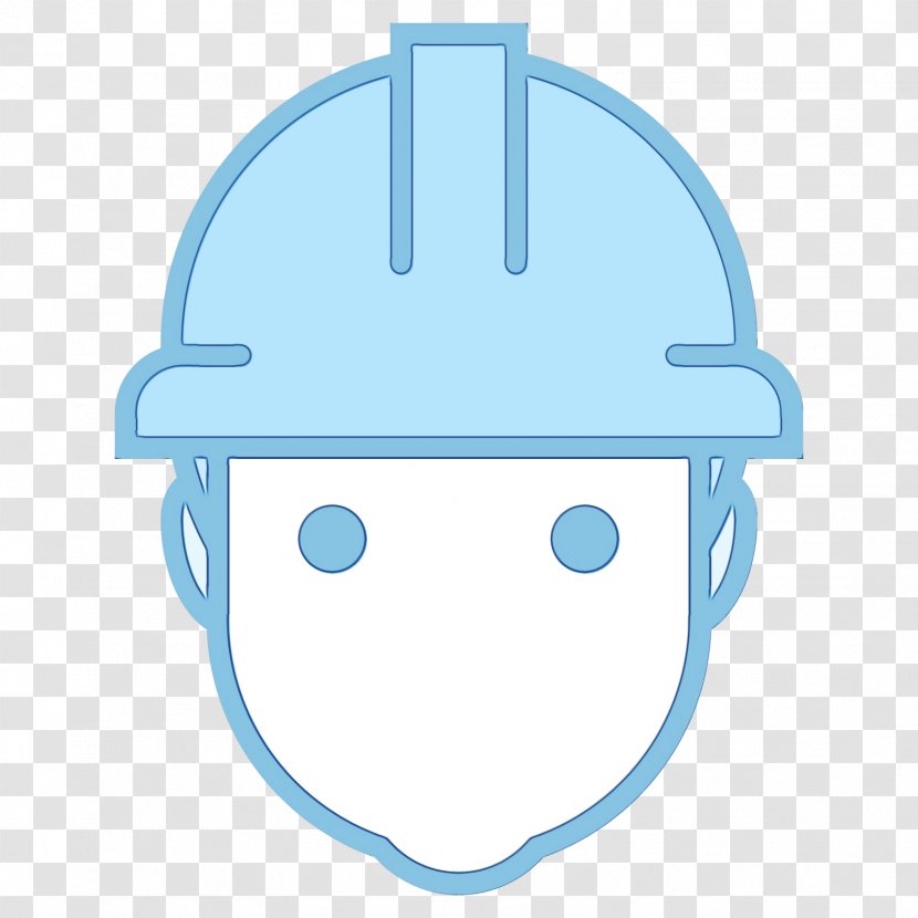 Emoticon Smile - Construction Worker - Helmet Transparent PNG