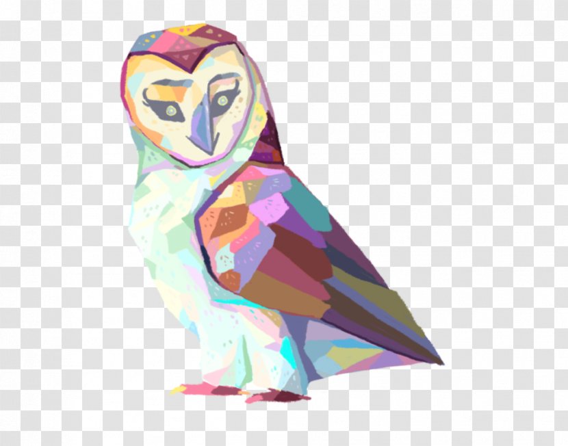 Owl Bird Geometry T-shirt Shape - Triangle - Watercolor Animals Transparent PNG