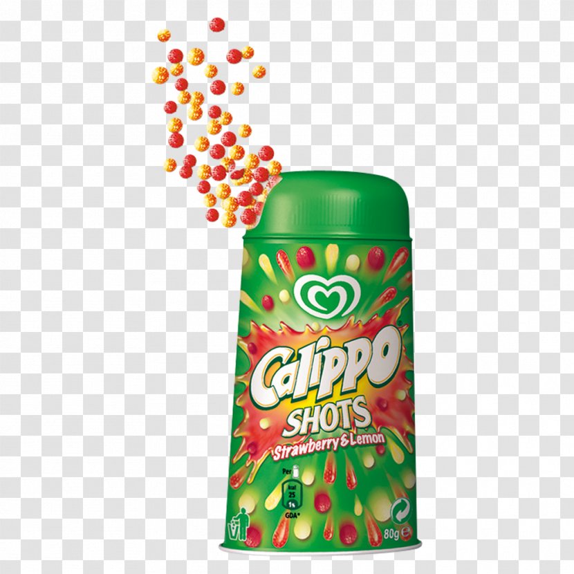Ice Cream Calippo Wall's Flavor Strawberry - Silhouette Transparent PNG