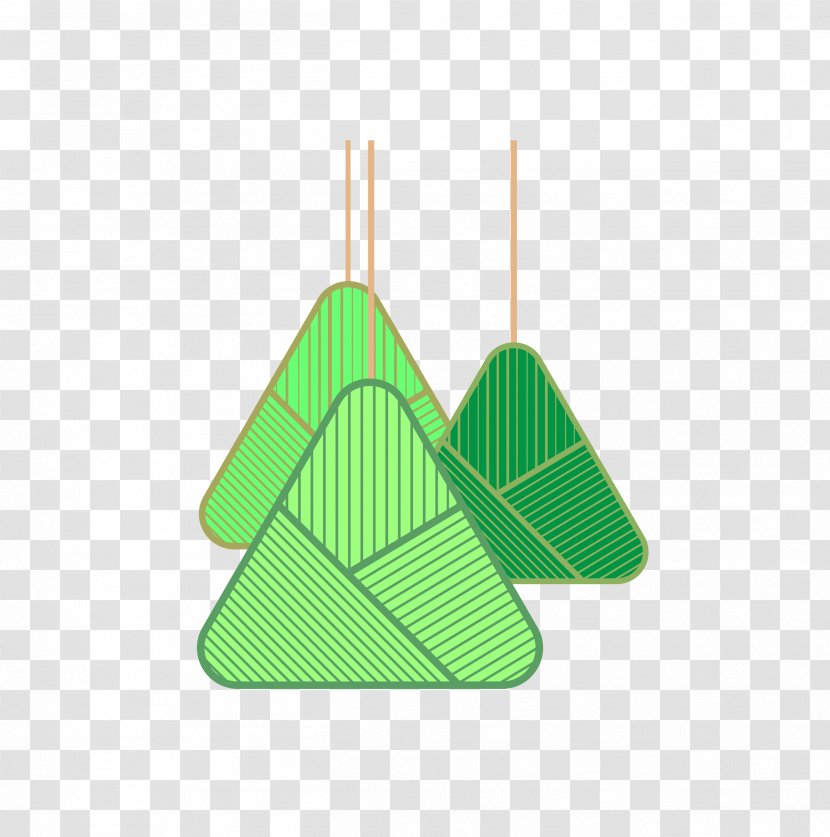 Green Triangle Cone Diagram Transparent PNG