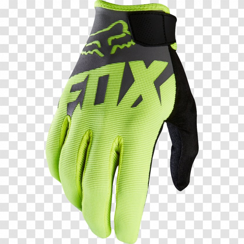 Fox Racing Cycling Glove Bicycle - Driving Transparent PNG