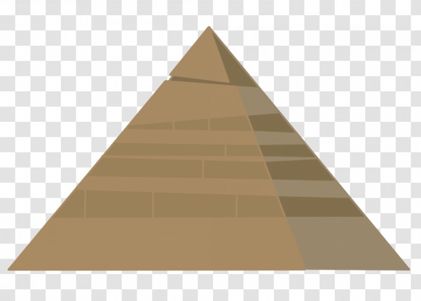 Triangle Pyramid Brown - Cartoon Transparent PNG