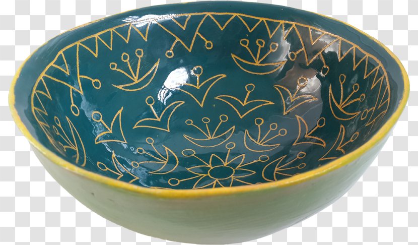 Blue And White Pottery Cobalt Bowl Ceramic - Porcelain - Yellow Transparent PNG