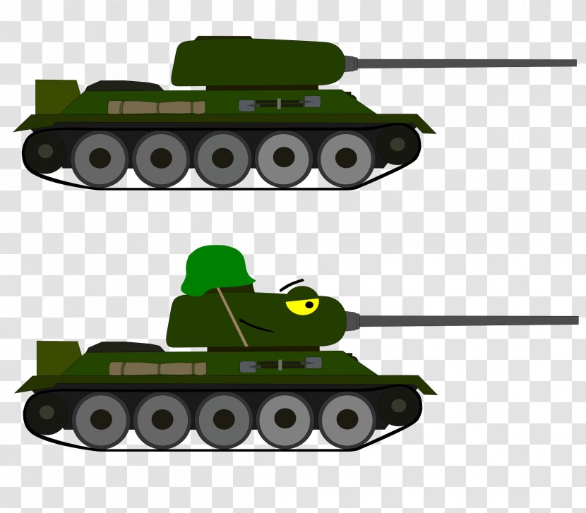 T-43 Tank Clip Art - Smiley Transparent PNG