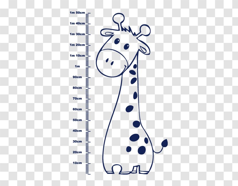 Giraffe Child Drawing Wallpaper - Point - The Height Is Transparent PNG