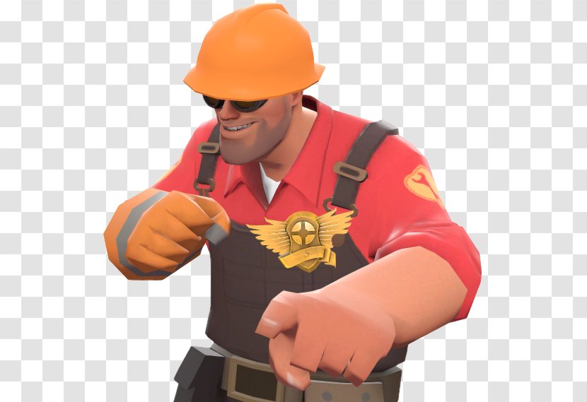Hard Hats Construction Worker Foreman Architectural Engineering Team Fortress 2 Transparent PNG