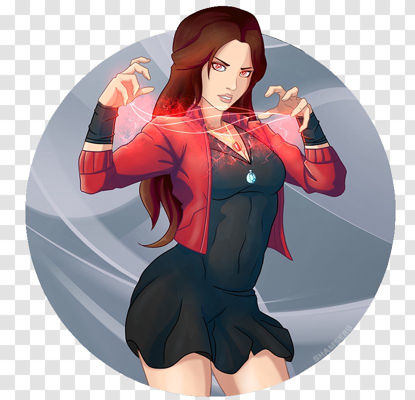 Wanda Maximoff Thor Spider-Man Captain America Iron Man - Fan Art - Scarlet Witch Transparent PNG