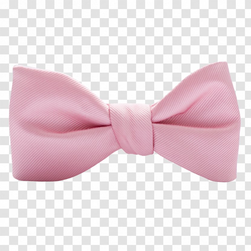 Bow Tie Pink M - Necktie - Blue Transparent PNG