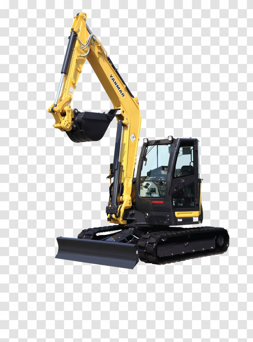 YANMAR America Compact Excavator Heavy Machinery - Tractor Transparent PNG