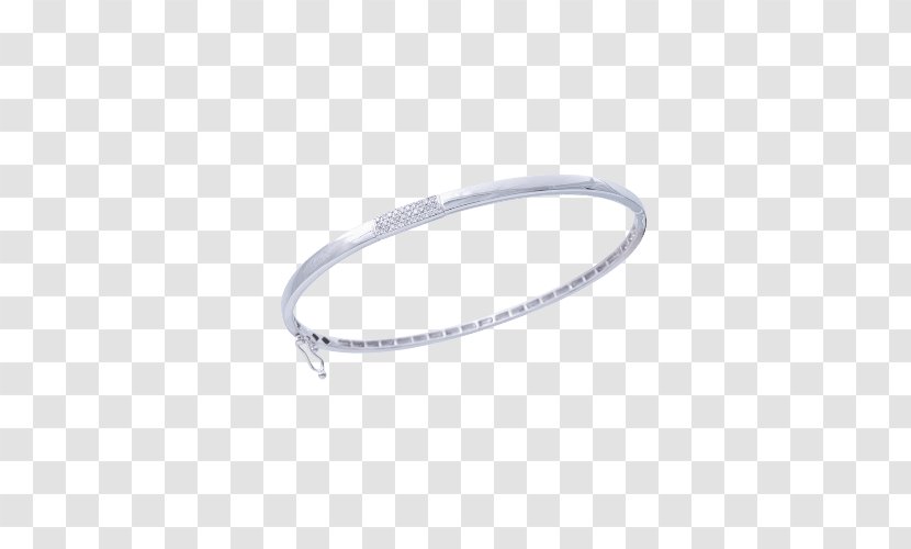 Bracelet Bangle Silver - White Transparent PNG