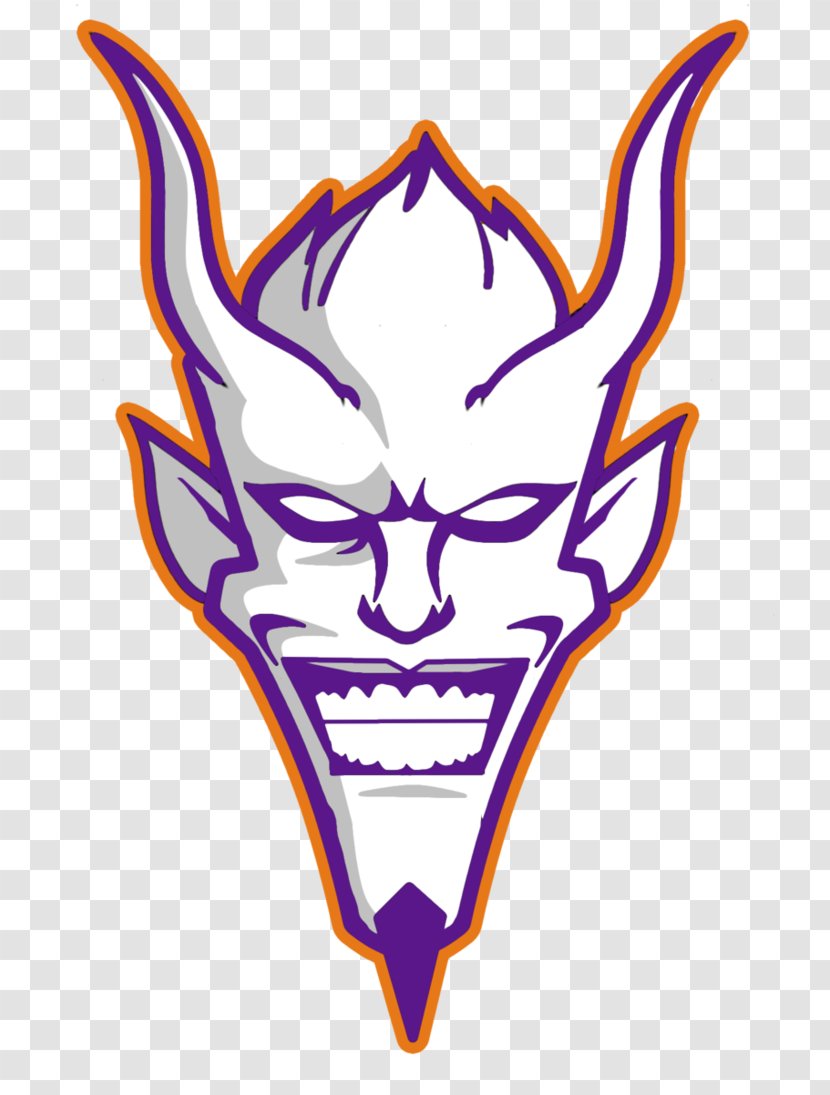 Northwestern State University Logo Demon - Purple - New Concept Transparent PNG