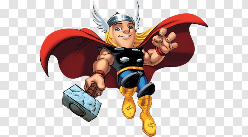 Thor Marvel Super Hero Squad Captain America Iron Man Bruce Banner - Action Figure Transparent PNG