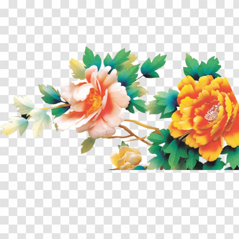 Peony Flower Floral Design Transparent PNG
