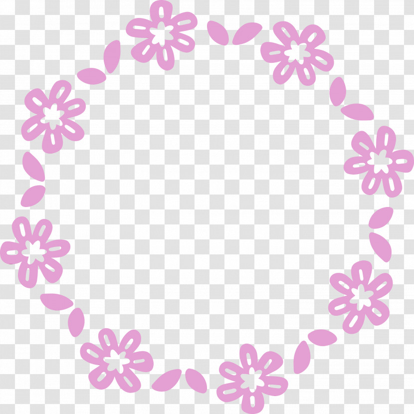 Pink Heart Pattern Magenta Pedicel Transparent PNG