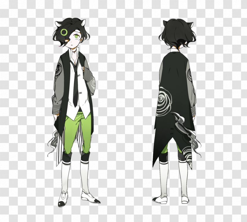Soku Vocaloid Kagamine Rin/Len Character Costume - Watercolor - Melancholia Transparent PNG