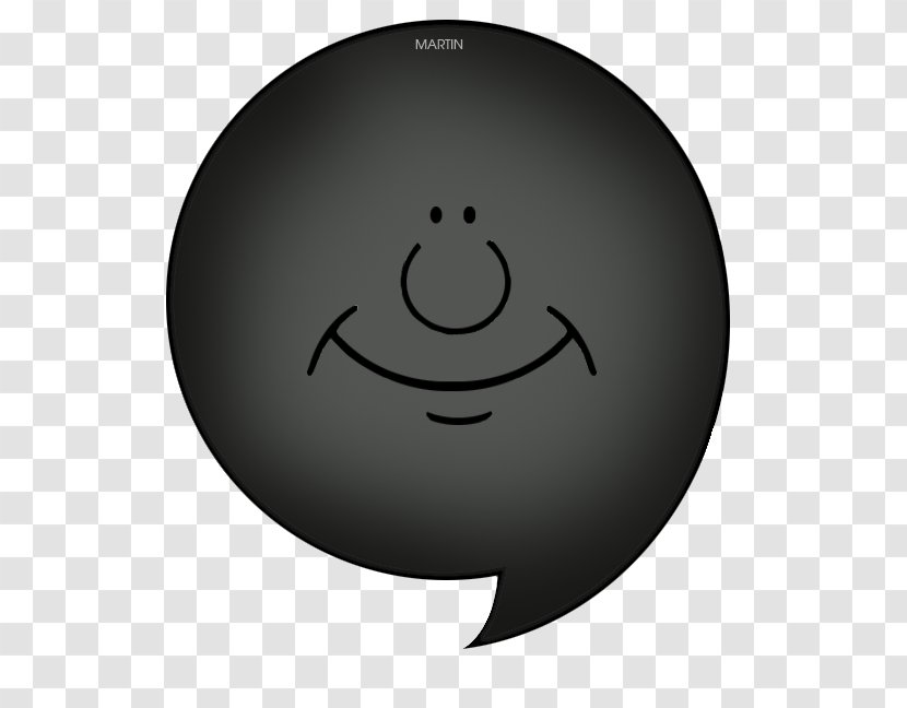 Smiley Circle Animal Text Messaging Font - Black M Transparent PNG