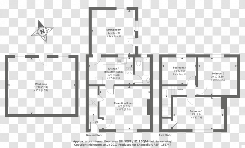 Floor Plan Furniture Line Angle - Schematic Transparent PNG