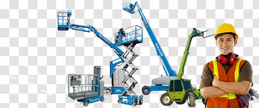 C-rental Aerial Work Platform Crane Elevator Forklift - Belt Manlift Transparent PNG
