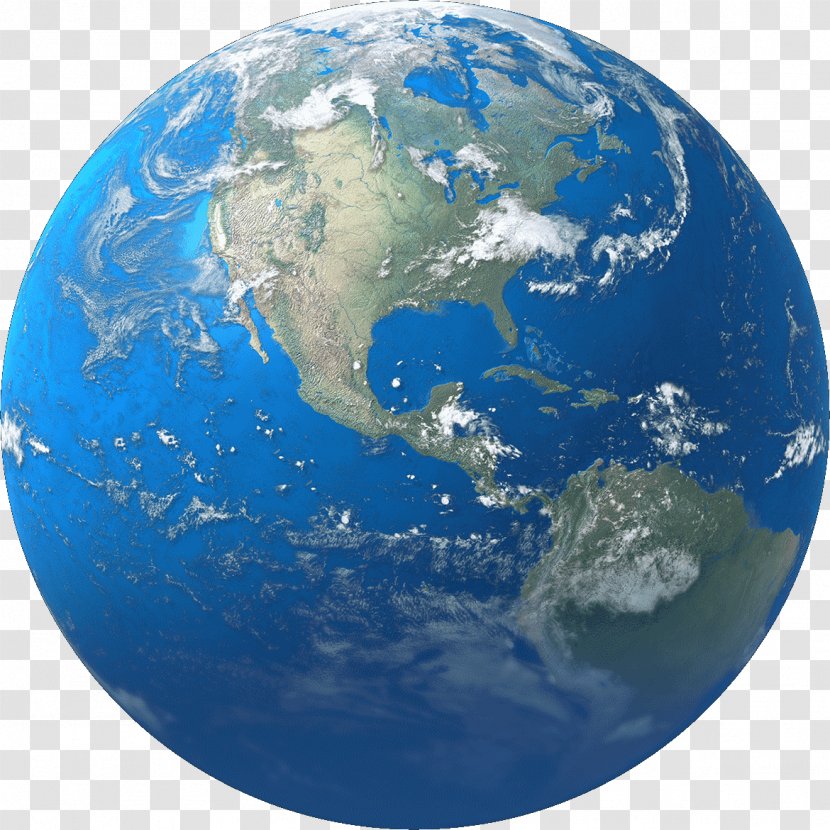 United States Globe World Map Continent - Water - Cuba Transparent PNG