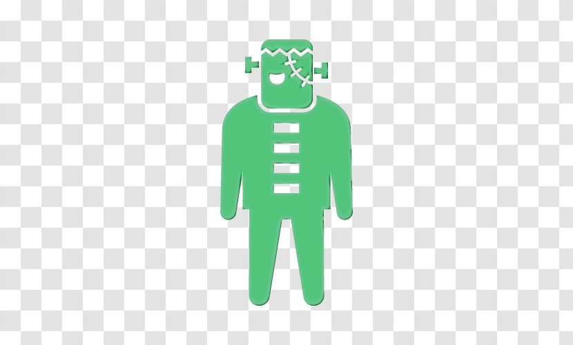 Green Standing Outerwear Sleeve Logo - Wet Ink Transparent PNG