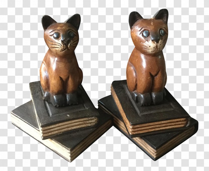 Bookend Figurine - Cat Shop Transparent PNG