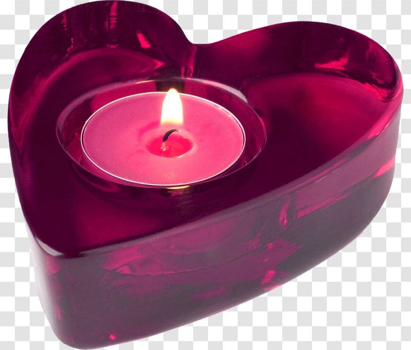Candle Heart Light Valentine's Day - Love Transparent PNG