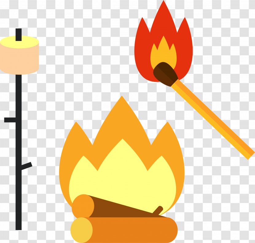 Campfire Royalty-free Shutterstock Icon - Orange - Cartoon Flame Transparent PNG