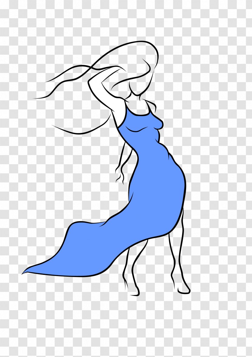 T-shirt Woman Dress Clip Art - Tree - Female Fashion Artwork Transparent PNG