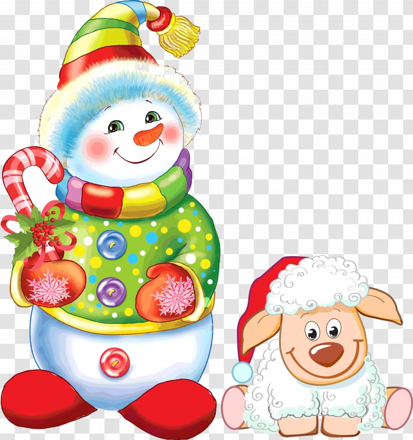 Ded Moroz Snegurochka Verse New Year Child - Santa Claus - Christmas Snowman Transparent PNG