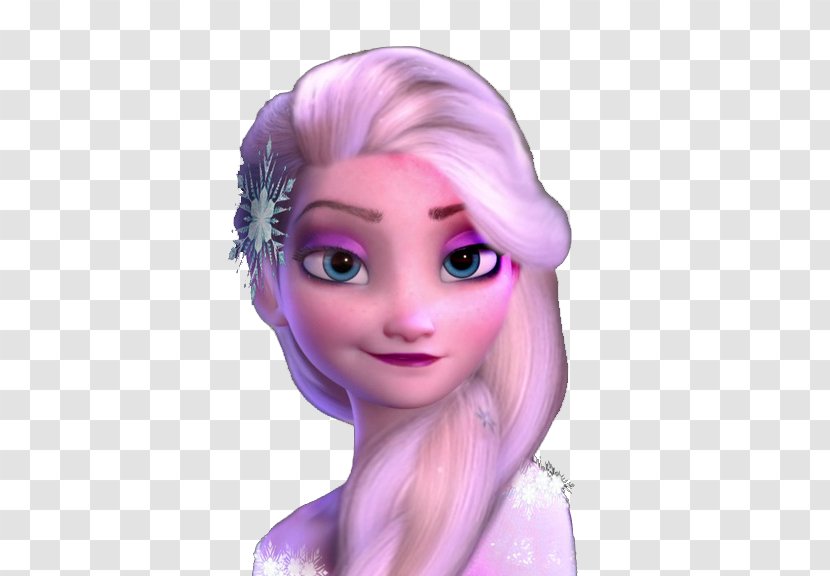 Elsa Frozen Anna Let It Go - Face Transparent PNG